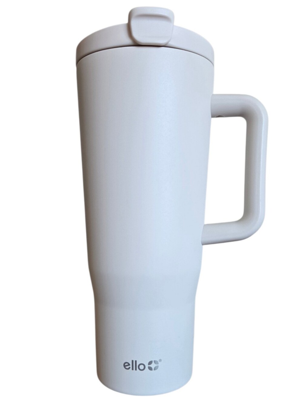 Ello Ultra Clean 40oz Stainless Steel Tumbler Cream Insulated Handle